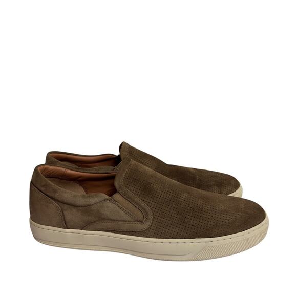 VINCE ACE SUEDE SLIP-ON MEN SHOES SNEAKERS TAN SIZE US 12 EUR 46 NO BOX main image 6